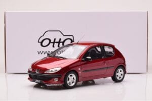 Peugeot 206 S16 Red Otto 1:18 OT1039 Resin - image 6 of 6