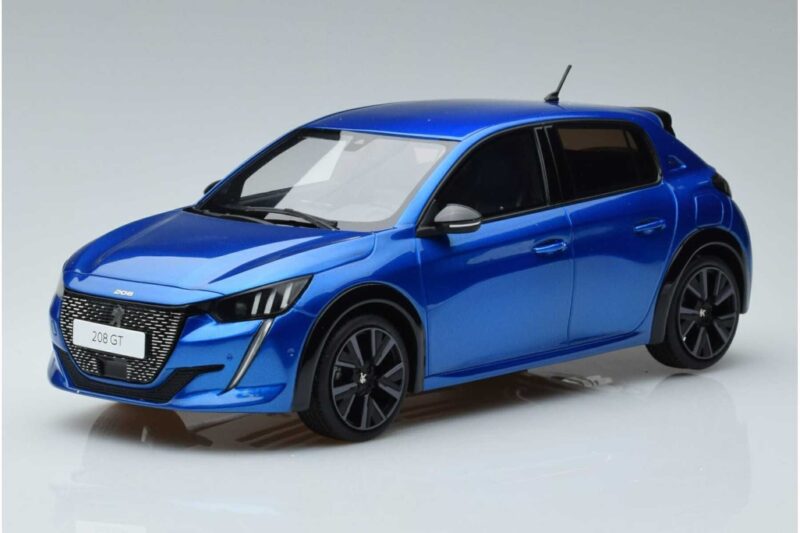 Peugeot 208 GT Line Blue Otto 1:18 Peugeot 208 GT Line Blue Otto 1:18 OT392 Resin