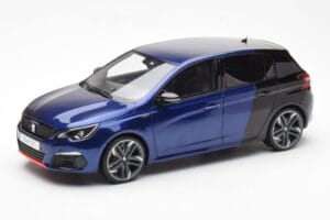 Peugeot 308 GTI Magnetic Blue Black Otto 1:18 OT922 Resin