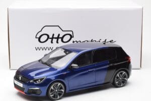 Peugeot 308 GTI Magnetic Blue Black Otto 1:18 OT922 Resin - image 6 of 6