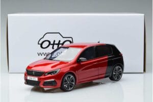 Peugeot 308 T9 GTI Red Otto 1:18 OT368 Resin - image 6 of 6