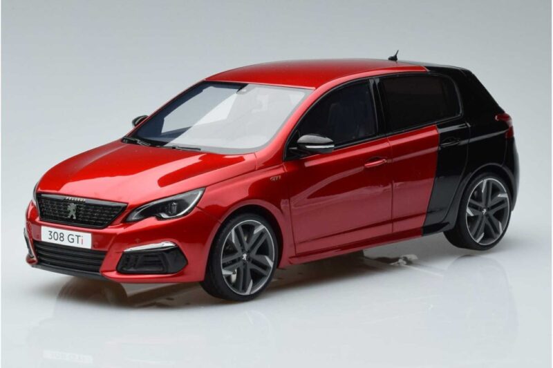 Peugeot 308 T9 GTI Red Otto 1:18 Peugeot 308 T9 GTI Red Otto 1:18 OT368 Resin