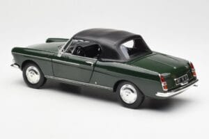 Peugeot 404 Cabriolet Antique Green Limited Edition Norev 1:18 184829 Diecast - image 7 of 8