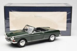 Peugeot 404 Cabriolet Antique Green Limited Edition Norev 1:18 184829 Diecast - image 8 of 8