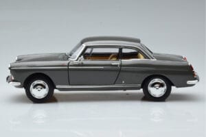 Peugeot 404 Coupe Graphite Gray Norev 1:18 184834 Diecast - image 4 of 7