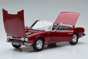 Peugeot 504 Cabriolet Red Norev 1:18 184818 Diecast - image 2 of 8
