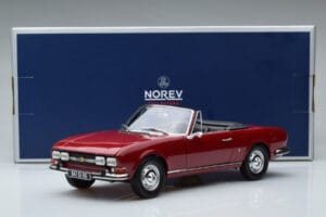 Peugeot 504 Cabriolet Red Norev 1:18 184818 Diecast - image 8 of 8