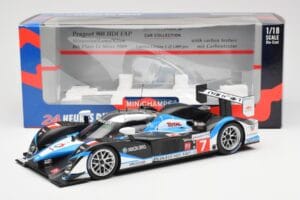Peugeot 908 HDI FAP LMP1 #7 N. Minassian / P. Lamy / C. Klien 6th Place 24 Hours of Le Mans 2009 Minichamps 1:18 150091207 Di - image 6 of 6