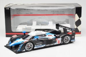 Peugeot 908 HDI FAP LMP1 #8 M. Lamy / S. Sarrazin / A. Wurz 5th Place 24 Hours of Le Mans 2008 Minichamps 1:18 150081208 Diec - image 6 of 6