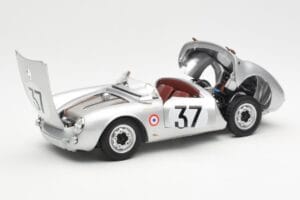 Porsche 550 RS Spyder #37 H. Polensky / R. von Frankenberg 24 Hours of Le Mans 1955 Schuco 1:18 450033400 Diecast - image 2 of 8