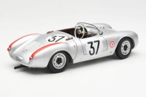 Porsche 550 RS Spyder #37 H. Polensky / R. von Frankenberg 24 Hours of Le Mans 1955 Schuco 1:18 450033400 Diecast - image 3 of 8