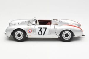 Porsche 550 RS Spyder #37 H. Polensky / R. von Frankenberg 24 Hours of Le Mans 1955 Schuco 1:18 450033400 Diecast - image 4 of 8