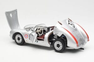 Porsche 550 RS Spyder #37 H. Polensky / R. von Frankenberg 24 Hours of Le Mans 1955 Schuco 1:18 450033400 Diecast - image 5 of 8