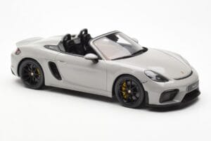 Porsche 718 Spyder Crayon Grey GT Spirit 1:18 GT436 Resin - image 4 of 6