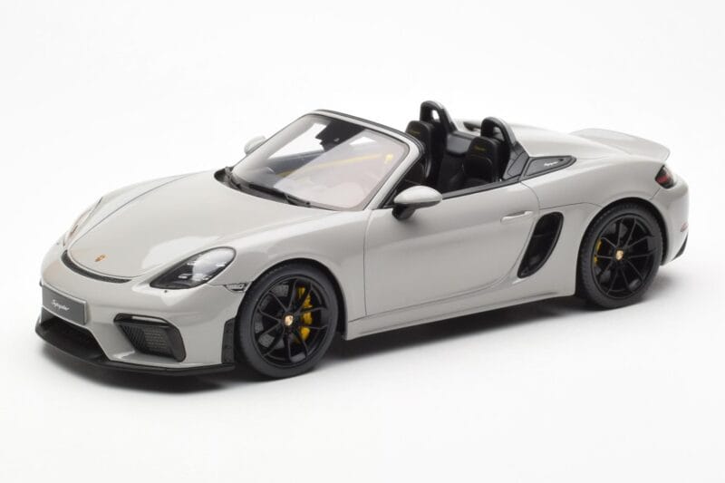 Porsche 718 Spyder Crayon Grey GT Spirit 1:18 GT436 Resin