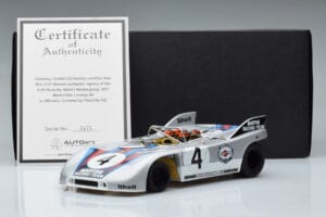 Porsche 908/03 #4 V. Elford / G. Larrousse 1000km Nurburgring 1971 AUTOart 1:18 87181 Diecast - image 8 of 8