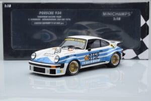 Porsche 911 934 Tebernum Racing Team #52 T. Schenken Nurburgring 300km 1976 Minichamps 1:18 155766452 Diecast - image 6 of 6
