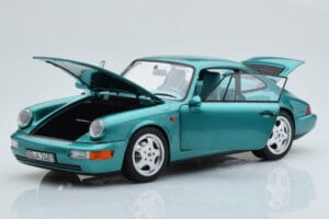 Porsche 911 964 Carrera 2 Wimbledon Green Norev 1:18 187329 Diecast - image 2 of 8