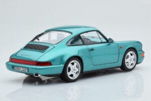 Porsche 911 964 Carrera 2 Wimbledon Green Norev 1:18 187329 Diecast - image 4 of 8