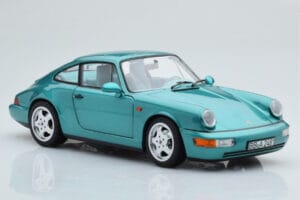 Porsche 911 964 Carrera 2 Wimbledon Green Norev 1:18 187329 Diecast - image 6 of 8