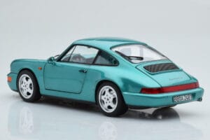 Porsche 911 964 Carrera 2 Wimbledon Green Norev 1:18 187329 Diecast - image 7 of 8