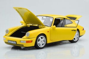 Porsche 911 964 Carrera 2 Yellow Norev 1:18 187328 Diecast - image 2 of 8