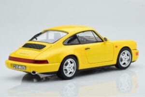 Porsche 911 964 Carrera 2 Yellow Norev 1:18 187328 Diecast - image 4 of 8