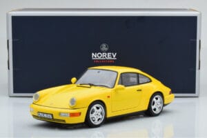 Porsche 911 964 Carrera 2 Yellow Norev 1:18 187328 Diecast - image 8 of 8