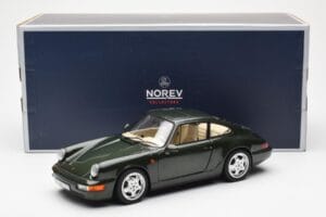 Porsche 911 964 Carrera 4 Green Metallic Asia Exclusive Norev 1:18 187326 Diecast - image 8 of 8
