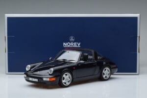 Porsche 911 964 Carrera 4 Targa Blue Norev 1:18 187340 Diecast - image 8 of 8