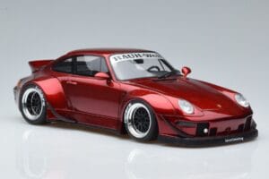 Porsche 911 964 RWB Duck Tail Candy Apple GT Spirit 1:18 GT759 Resin - image 4 of 6