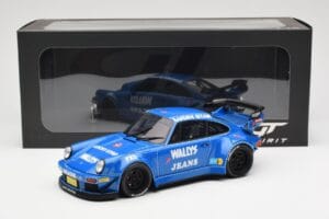 Porsche 911 964 RWB Osho Arrow Blue GT Spirit 1:18 GT448 Resin - image 6 of 6