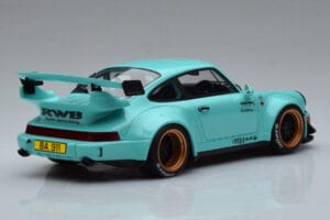 Porsche 911 964 RWB Tiffany Blue GT Spirit 1:18 GT875 Resin - image 2 of 6