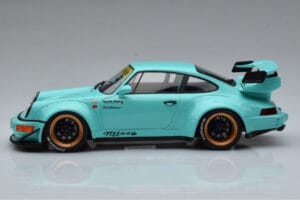 Porsche 911 964 RWB Tiffany Blue GT Spirit 1:18 GT875 Resin - image 3 of 6