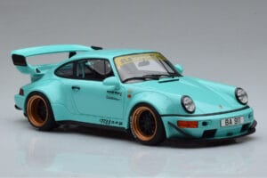 Porsche 911 964 RWB Tiffany Blue GT Spirit 1:18 GT875 Resin - image 4 of 6