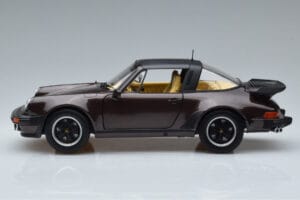Porsche 911 964 Turbo Targa Brown Norev 1:18 187665 Diecast - image 4 of 8
