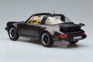 Porsche 911 964 Turbo Targa Brown Norev 1:18 187665 Diecast - image 7 of 8