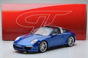 Porsche 911 991 4S Targa Blue GT Spirit 1:18 GT037 Resin - image 5 of 5