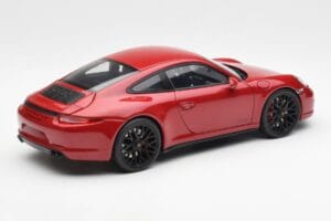 Porsche 911 991 Carrera GTS Carmine Red Schuco 1:18 450039000 Diecast - image 3 of 8