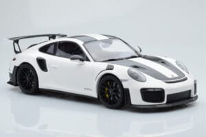 Porsche 911 GT2 RS 991.2 Weissach Package White Black Magnesium Wheels Minichamps 1:18 153068309 Diecast - image 4 of 6