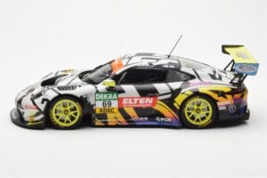 Porsche 911 991.2 GT3 R #69 Team Iron Force Racing Ring Police L. Luhr / M. Holzer ADAC GT Masters 2019 Minichamps 1:18 15319 - image 3 of 6