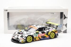 Porsche 911 991.2 GT3 R #69 Team Iron Force Racing Ring Police L. Luhr / M. Holzer ADAC GT Masters 2019 Minichamps 1:18 15319 - image 6 of 6