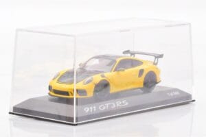 Porsche 911 991.2 GT3 RS Yellow Minichamps 1:43 WAX02020085 Diecast - image 2 of 4