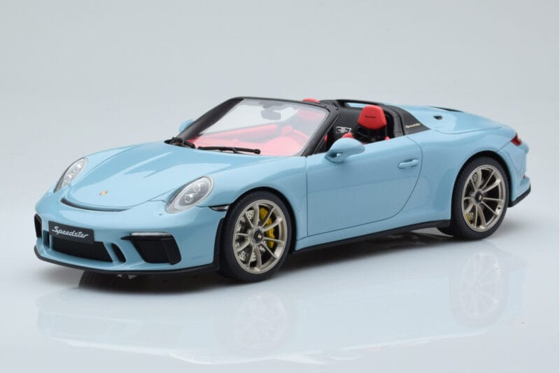 Porsche 911 991.2 Speedster Meissen Blue GT Spirit 1:18 GT408 Resin