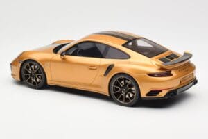 Porsche 911 991.2 Turbo S Exclusive Gold GT Spirit 1:18 GT444 Resin - image 5 of 6
