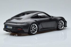 Porsche 911 992 GT3 Touring Package Gray Norev 1:18 187305 Diecast - image 3 of 7