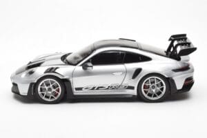 Porsche 911 992 GT3 Weissach Pack GT Silver Metallic Norev 1:18 187366 Diecast - image 4 of 8