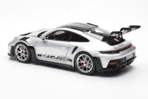 Porsche 911 992 GT3 Weissach Pack GT Silver Metallic Norev 1:18 187366 Diecast - image 7 of 8