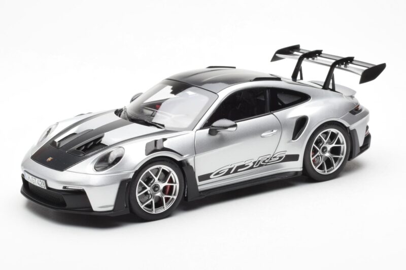 Porsche 911 992 GT3 Weissach Pack GT Silver Metallic Norev 1:18 187366 Diecast