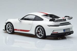 Porsche 911 992 GT3 White Norev 1:18 187306 Diecast - image 6 of 7
